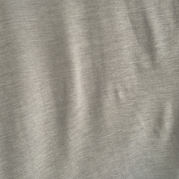 LOFT Large Grey Beaded Drape Top - Picture 6 of 7